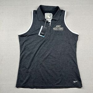 Nike Army West Point Lacrosse Shirt Womens XL Embroidered Golf‎ Tank Sleeveless